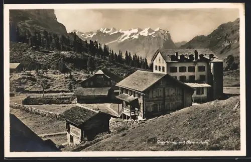 AK Engstlenalp, Ortspartie mit Berneralpen