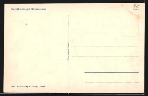 AK Engstlenalp, Ortspartie mit Berneralpen