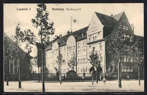 AK Hamburg-Eimsbüttel, Schule-Lazarett Heussweg 65