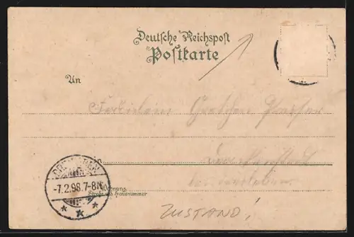 Lithographie Stendal, Marktplatz, Tangermünder Tor, Uenglinger Tor