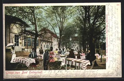 AK Bad Helmstedt, Café am Kurhaus