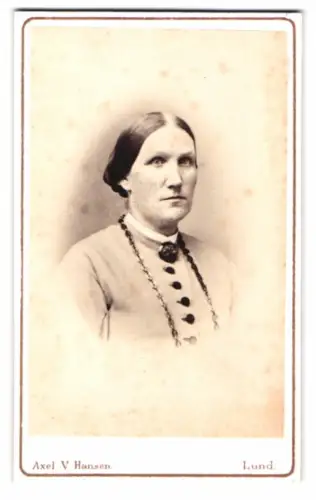 Fotografie Axel V. Hansen, Lund, Porträt einer älteren Frau
