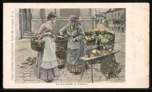 AK Chocolat-Vinay, La marchande de lègumes, Kakao