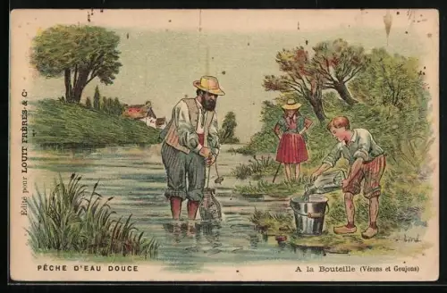 AK Chocolat-Louit, Pêche d`Eau douce, A la Bouteille, Kakao