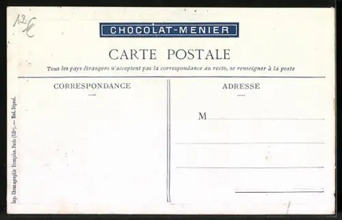 AK Chocolat-Menier, Retour de Marche, Kakao