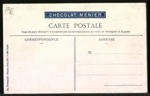 AK Chocolat-Menier, Au Champ de Tir, Kakao