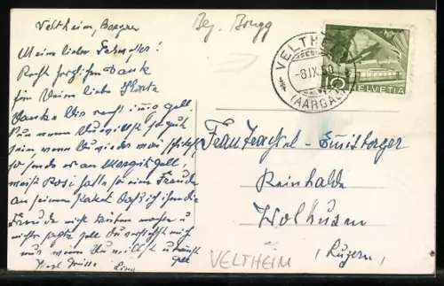AK Veltheim /AG, Strassenpartie