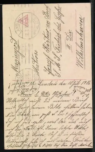 Foto-AK RPH SBW Nr. 6343/44: Fräulein mit Foto am Fenster