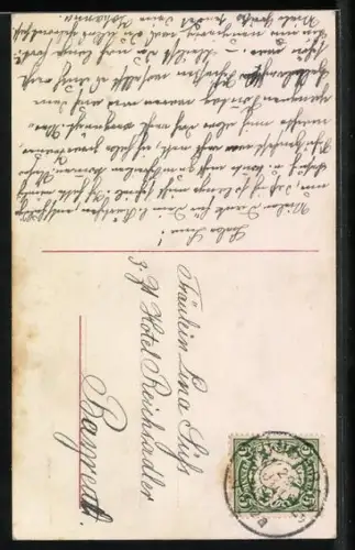 Foto-AK RPH SBW Nr. 575/76: Fräulein mit Margeriten