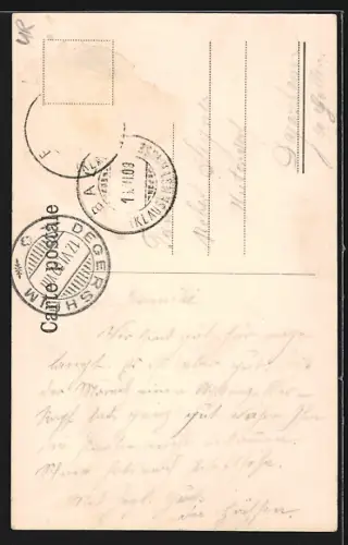 AK Unterschächen, Alp Aesch mit Stäubifall