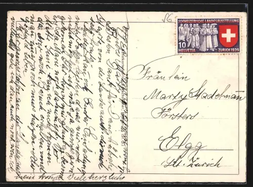 AK Stein, Panorama mit Churfirsten