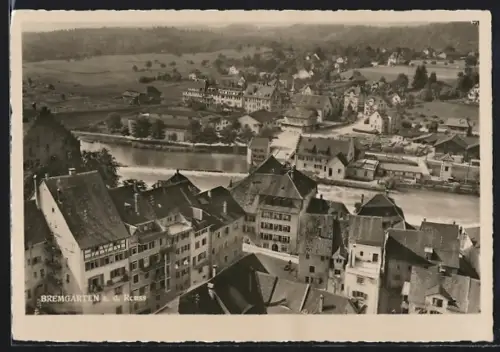 AK Bremgarten a. d. Reuss, Teilansicht mit Strassenpartie