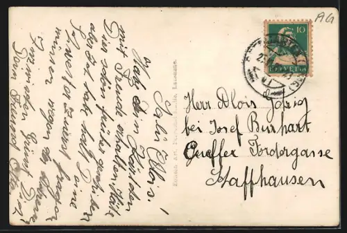 AK Bremgarten /AG, Hexenturm an der Reuss