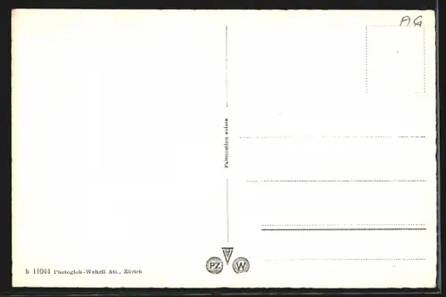 AK Bremgarten /AG, Marktgasse mit Geschäften