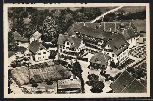 AK Niederwil AG, Pflegeanstalt Gnadenthal, Fliegeraufnahme