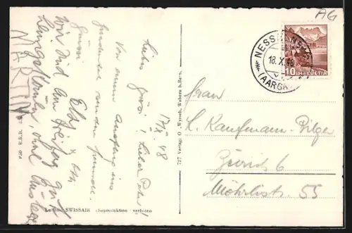 AK Niederwil AG, Pflegeanstalt Gnadenthal, Fliegeraufnahme