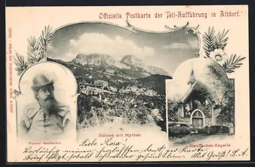 AK Altdorf, Tell-Aufführung, Steinen mit Mythen, Werner Stauffacher