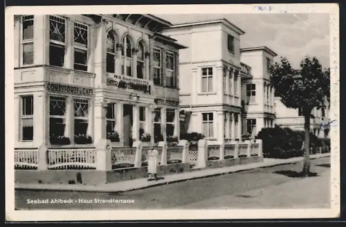 AK Ahlbeck / Seebad, HO-Gaststätte Haus Strandterrasse