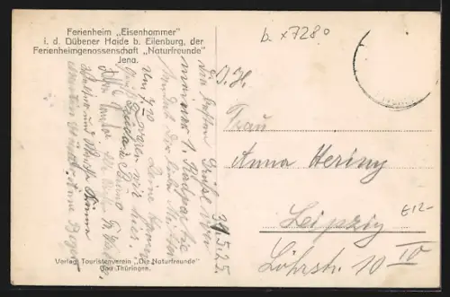 AK Tornau / Düben, Ferienheim Eisenhammer in der Dübener Haide