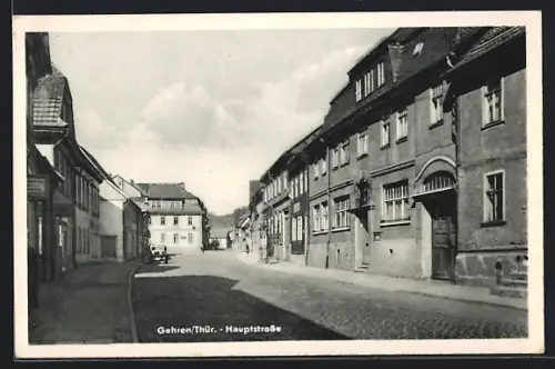AK Gehren / Thüringen, Hauptstrasse