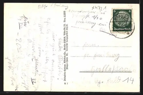 AK Friesdorf / Südharz, Ortsansicht aus der Vogelschau