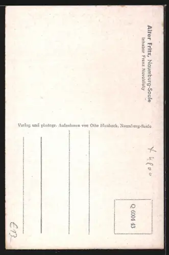 AK Naumburg / Saale, Dom und Gasthaus Alter Fritz