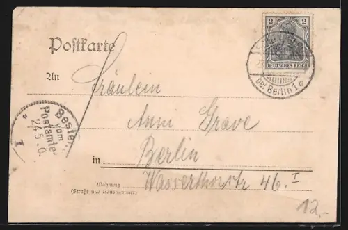 AK Berlin-Schöneberg, Alte Kirche, Hauptstrasse