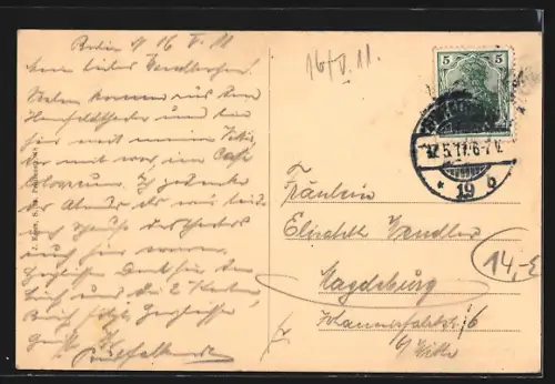 AK Berlin, Café Colosseum, Inh. Heinrich Braun, Beuthstrasse 1-3