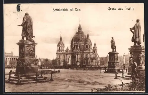 AK Berlin, Schinkelplatz, Dom