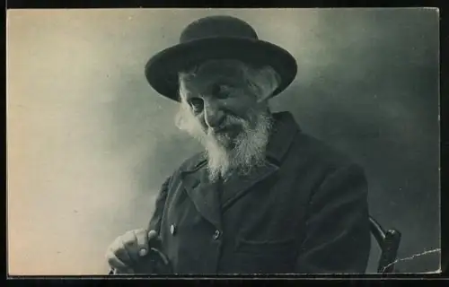 AK An Orthodox Jew of Jerusalem, Judaika, Orhodoxer Jude