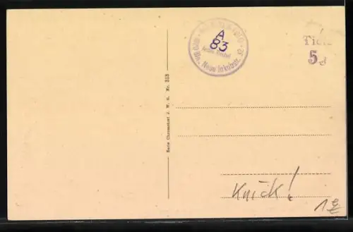 AK Berlin-Charlottenburg, Städtische Oper mit Strassenbahn