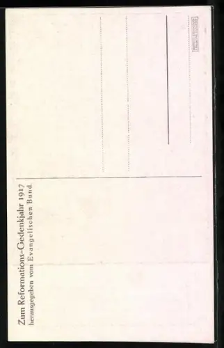 AK Porträt Reformator Martin Luther