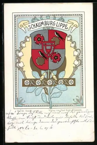 AK Schaumburg Lippe, Wappen des Adelsgeschlechtes