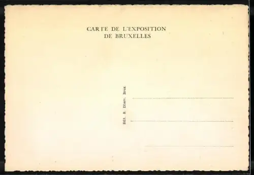 AK Bruxelles, Exposition Universelle 1935, Le Palais de la France avec ses trois fesques, Ausstellung