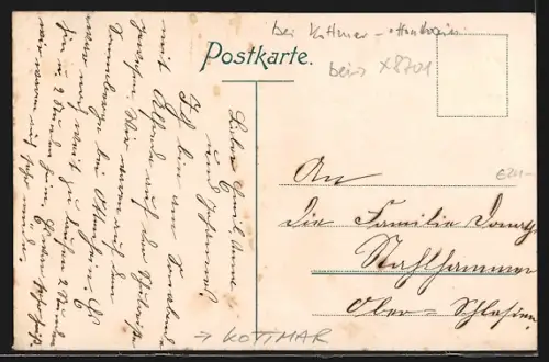 AK Niedercunnersdorf, Partie am Sonneberg