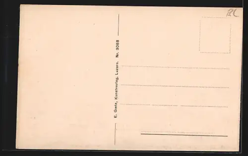 AK Aesch /Kt. Basel, Ortsansicht mit alter Mauer aus der Vogelschau