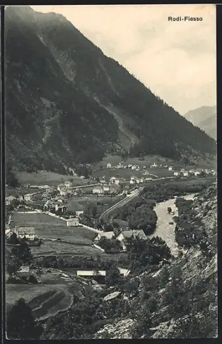 AK Rodi-Fiesso, Teilansicht mit Bergen