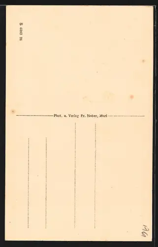 AK Muri /AG, Ortsansicht mit Kirche