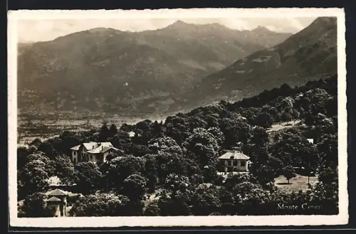 AK Monte Ceneri, Ortsansicht aus der Vogelschau