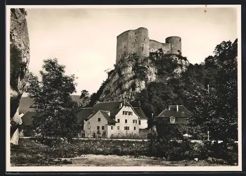 AK Klus, Schloss Alt-Falkenstein mit Heimat-Museum