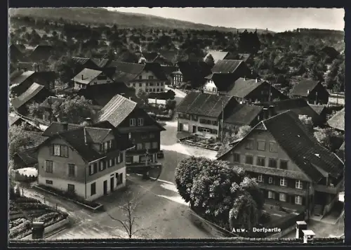 AK Auw, Strassenpartie im Dorf