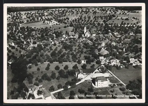 AK Beinwil /Freiamt, Teilansicht, Fliegeraufnahme