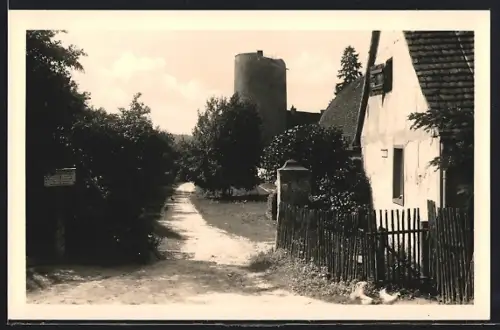AK Raben im Fläming, An der Burg Rabenstein
