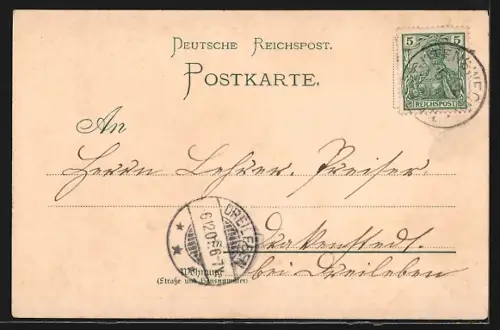 AK Gutenswegen, Teilansicht vom Ort