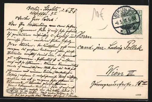 AK Berlin-Steglitz, Althoffplatz und Althoffstrasse