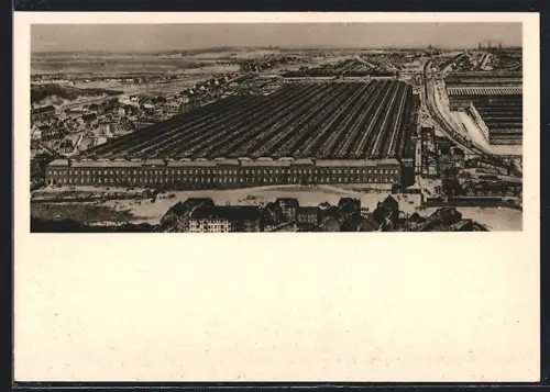 AK Essen / Ruhr, Gesamtansicht des Lokomotivbaues