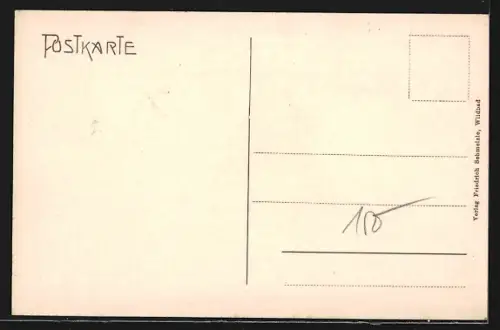 AK Bad Wildbad, Hotel Russie mit Bergbahn