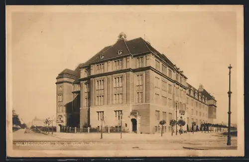 AK Berlin-Wilmersdorf, Goethe-Gymnasium