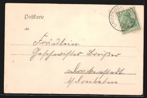 AK Ummendorf / Börde, Totalansicht mit Strassenpartie