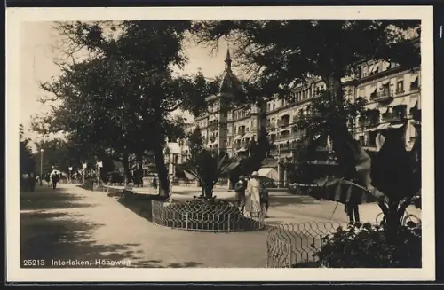 AK Interlaken, Blick in den Höheweg